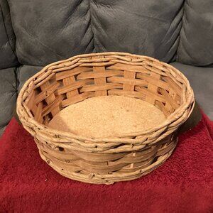 VTG 1990's Pyrex Trivet Woven Wicker Basket for 024.624.684 Pyrex dishes-VGUC